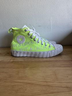 Converse not a chuck neon green