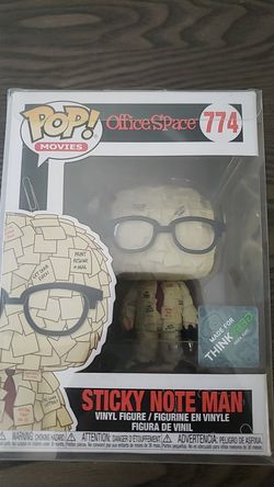 Office space sticky note man pop