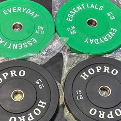 Two Pairs Of Bumper Weights, A 25 And A 15 A Dollar A Pound And Whichever You Like