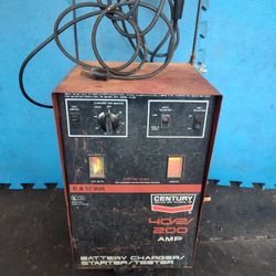 $100 Firm, Yes, It's Available, Century 40/2/200 Amp Auto Battery Charger, Starter, Tester, And Trickle Charger, Model 141 -224 - 001, Works