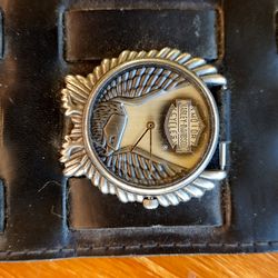 Vintage Harley watch w/ Leather Braclet