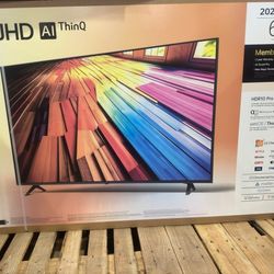 65" Screen Led Smart 4k By LG ThinQ.  1 Year Warranty 