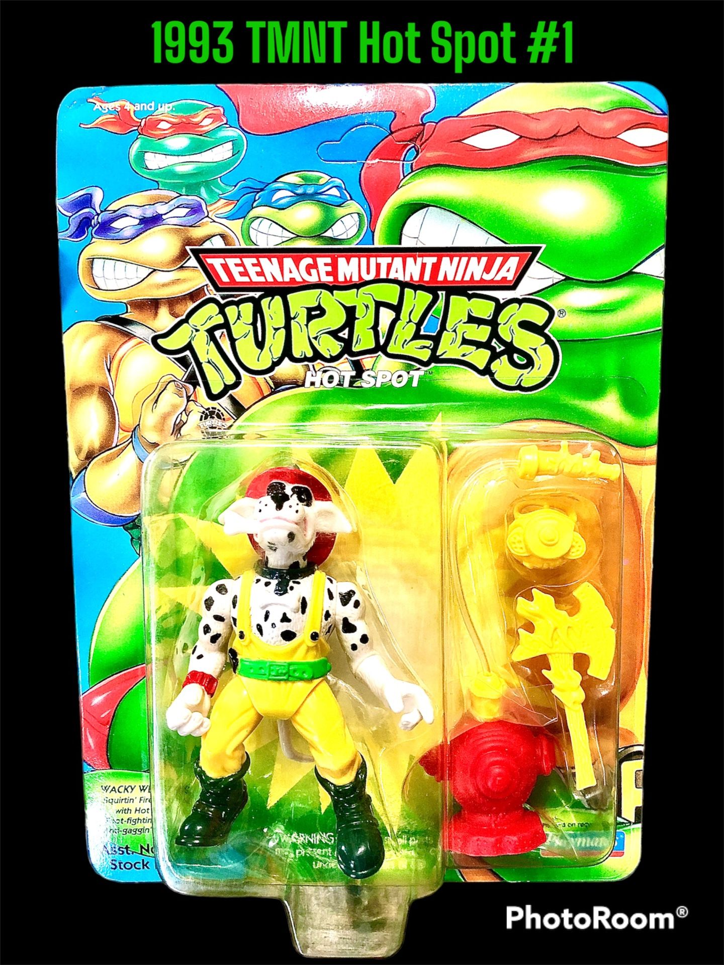 (X2) 1993 Teenage Mutant Ninja Turtles HOT SPOT UnPunched. TMNT GRAIL MINT *** LOT OF 2. ***