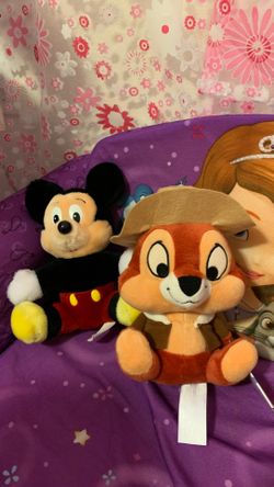 Disney Plushies - Baby Mickey and Chip n Dale