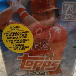 2021 Topps Baseball Tin - SEALED 