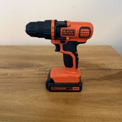 Black And Decker 20V Max Cordless Drill