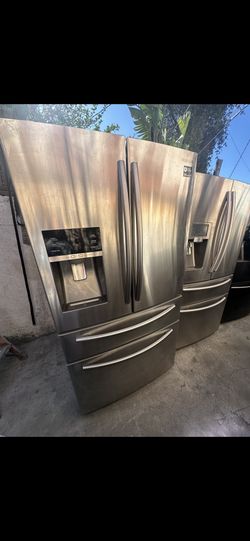 Samsung French 4 Door Stainless Steel Fridge We Deliver And Install🚚👨🏻‍🔧