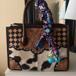 New Leather Cowwhide Tote
