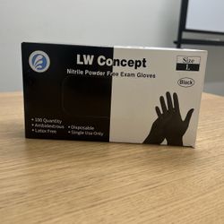 Gloves Nitrilo LW Concept Black