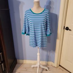 Isaac Mizrahi Live Large Blouse 