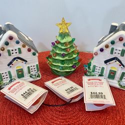 Mr. Christmas Light Up Village and Tree