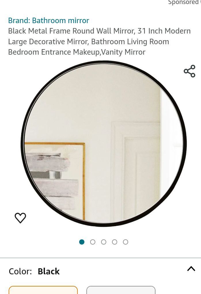 LacquerCraft Round Mirror