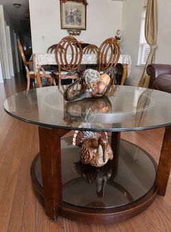 Round Glass Coffee Table