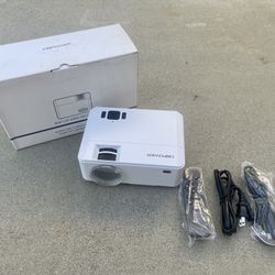 Mini Projector, 176'' 3000L LED Movie Projector, Home Theater Video Projector with HDMI Cable, Support 1080P/USB/VGA/AV/TV/Laptop/Phone