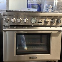 THERMADOR 36”WIDE DUAL FUEL RANGE STOVE