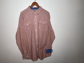 Lee Salmon Colored Button Up Shirt (Size XL)