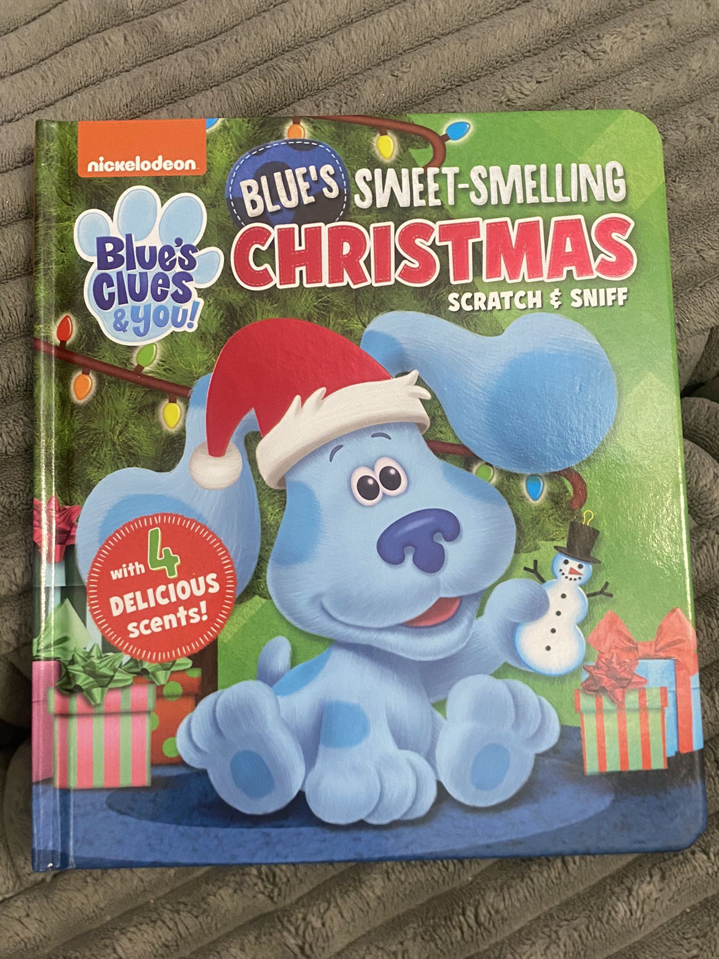Blues Clues Scratch & Sniff Christmas Book NEW