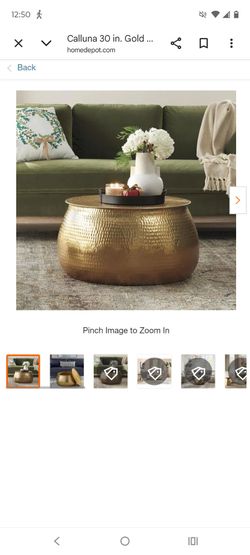 Gold Coffee Table