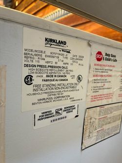 Kirkland freezer.