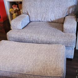 Arm Chair And Ottoman 