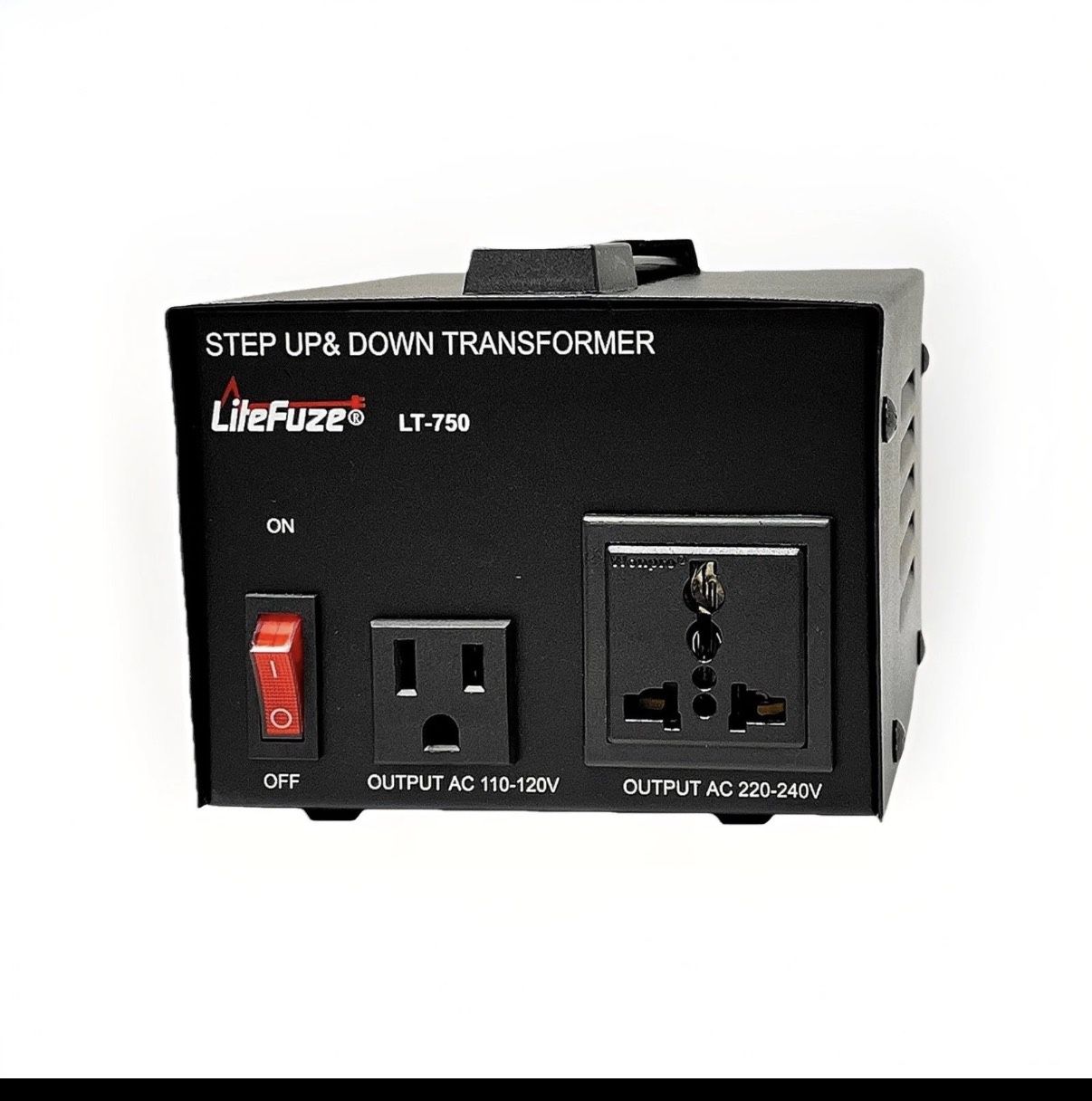 LiteFuze 750 Watt Power Converter 110V to 220V / 220V to 110V Universal Socket
