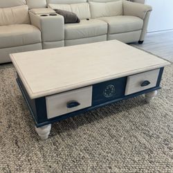 Coastal Coffee table and sofa end tables