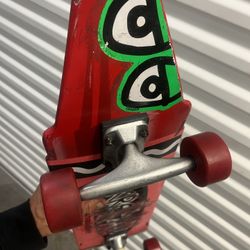 Krooked Brand Crayon Shaped Limited Edition Skateboard Cruiser 