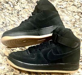 Nike Air Force 1 High Black Suede Gum 807617-002 - 2018 new no box