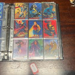 X-men 94 Fleer Trading Card  Complete Set
