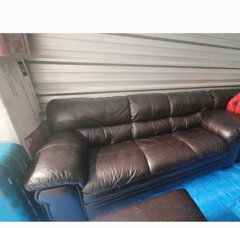 Leather Couch Set