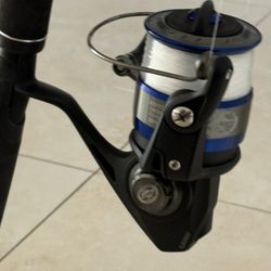 Reduced! ANGLER TIGHTLINE II fishing 🎣 REEL on 7’ STAMPEDE ROD