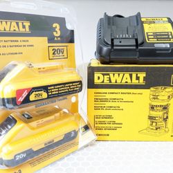 20V Max DeWalt XR Compact Router - Contractor Set 