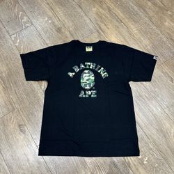 BAPE ABC CAMO COLLEGE T-SHIRT