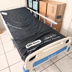 STRETCHER BED W/ IV POLE