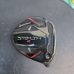 MINT CONDITION TAYLORMADE STEALTH 2 FAIRWAY 3 WOOD 15° DEGREE (ADJUSTABLE)  GOLF HEAD ONLY