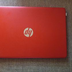 Hp Red 15.6 HD Laptop