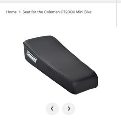 ☀️#200U Seat for the Coleman CT200U Mini Bike