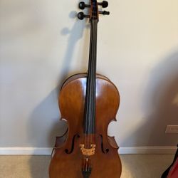 Cello, Hard Case & Bow