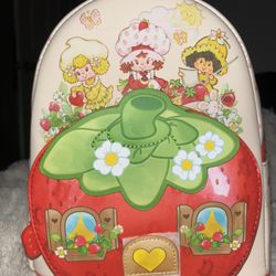 Loungefly Strawberry Shortcake Strawberry House Mini Backpack