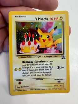 Pokemon birthday Pikachu