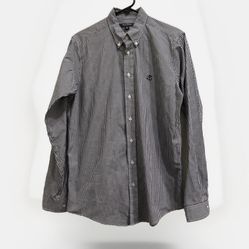 Brooks Brothers Red Fleece Shirt XL Long Sleeve Button Down Gingham Plaid Black