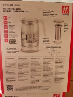 ZWILLING Enfinigy Glass Tea Kettle