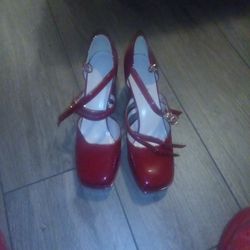 Cherry Red Heels Size 41