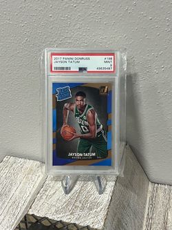 2017 Panini Donruss Jayson Tatum #198 Rated Rookie RC PSA 9 MINT Celtics