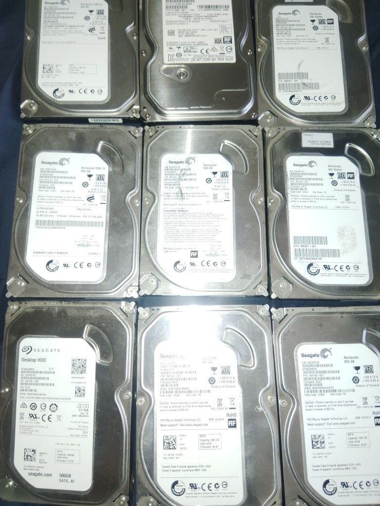 500gb Computer Desktop Hard Drives