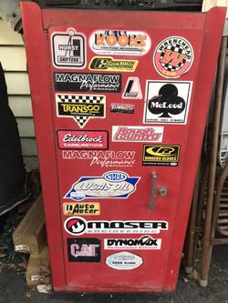 Blue point side cabinet