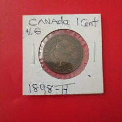 Canadian 1 Cent 1898-H