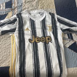2020-2021 Adidas Men's Juventus Home Jersey Shirt (Size M White/Black/Gold