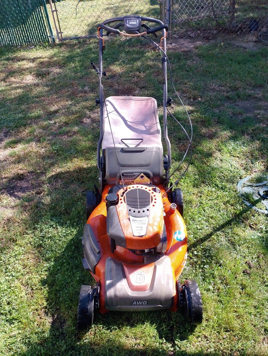 self-propelled mower