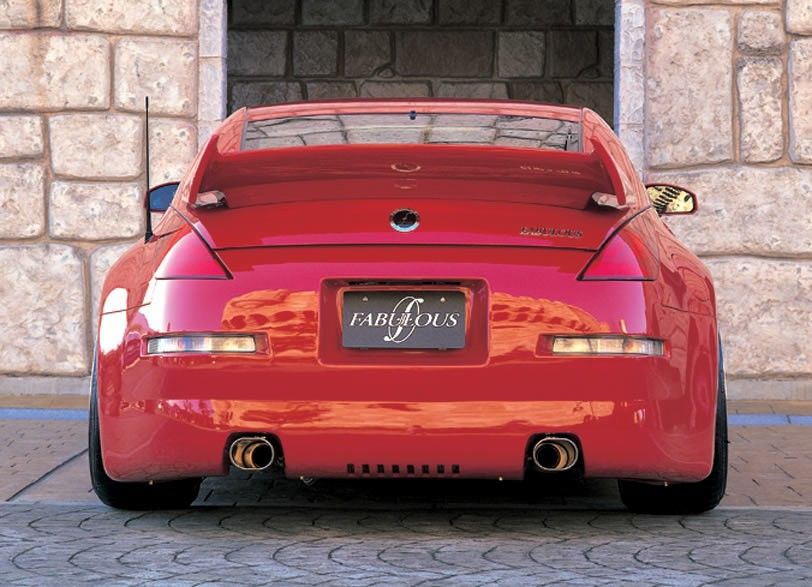 Bumpers Nissan 350z FairLady Z Z33 03 04 05 06 07 08 FAB REAR BUMPER Bodykit Body Kit Bodykits Body Kits Liquidation Sale